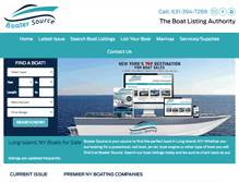 Tablet Screenshot of boatersource.com